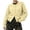 Yellow, variant on Women Cardigan Sweaters Long Lantern Sleeve Gold Button Front Loose Fit Soft Fuzzy Knitted Jacket Casual Cropped Outerwear