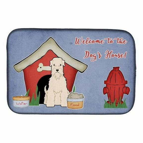 Dog House Collection Soft Coated Wheaten Terrier Dish Drying Mat