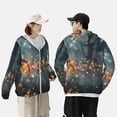 thumbnail image 5 of Picia Magical Butterfly In Forest Women's Men's UPF 50+ Sun Protection Hoodie Shirt Long Sleeve SPF Fishing Outdoor UV Hiking Lightweight Shirts-XX-Large, 5 of 9