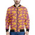 thumbnail image 2 of Chaqueta con cremallera y estampado 3D de queso amarillo para hombre y niño, sudadera con capucha y manga larga de gran tamaño, chaqueta bomber para mujer, 2 of 4