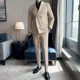 thumbnail image 5 of Conjunto de traje de 2 piezas de corte entallado para hombre, alta calidad, tendencias 2024, trajes y blazers completos para hombre, ropa de lujo para primavera y otoño, 5 of 5