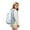 Light Blue, variant on Spacious Angel Wings Backpack, Cute Nylon Daypack with Wings Lightweight Everyday Carry Adjustable Straps for Back-to-School(Black,One Size)