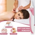 thumbnail image 2 of Ear Wax Remover, Q Grips Ear Wax Remover Rotating Ear Cleaner, 360 Degree Spiral Ear Spoon With 16 Washable Tips Safe And Soft Suitable For Children And Adults-Rosa, 2 of 5