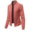 thumbnail image 1 of FashionOutfit Women's Solid Classic Lightweight Shrug Blazer Jacket - Made in USA, 1 of 1