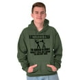 thumbnail image 5 of Warning To Avoid Injury Funny Cartoon Hoodie Hooded Sweatshirt Men Brisco Brands L, 5 of 6