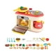 thumbnail image 3 of Juego de cocina con horno, accesorio de cocina, regalo de cumpleaños, horno electrónico de juguete para fiesta, educación sensorial de vacaciones rojo, 3 of 7