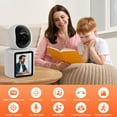 thumbnail image 2 of Baby Monitor with Two Way Video Call, 2.8” Screen, 1080P HD Wifi Security Camera for Baby Monitor, Pet Camera, AI Motion Detection and One-Click Call, Dual Light Full Color Night Vision Camera, 2 of 8
