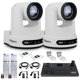 thumbnail image 1 of 2 x Cámara PTZ PTZOptics Move 4K SDI/HDMI/USB/IP con Zoom Óptico de 12x (Blanco) (PT12X-4K-WH-G3) + Controlador de Joystick de Cámara PTZ PTZOptics SuperJoy + 2 x Soporte de Pared Universal (Blanco), 1 of 9