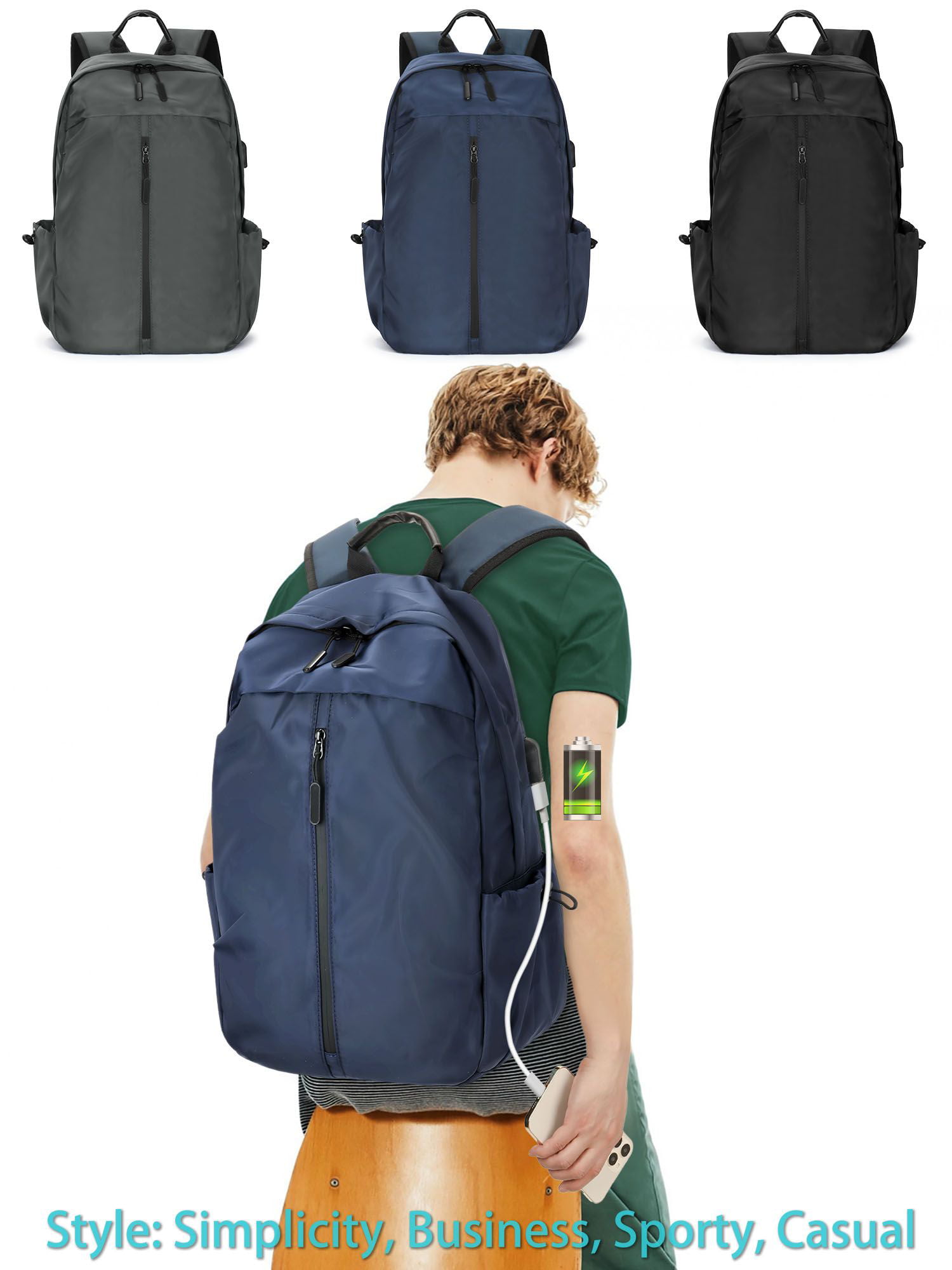 GYakeog Vintage Laptop Backpack for Men Women 15.6 Inch Travel Backpack  Waterproof Business Backpacks Mens College Backpacks Casual Daypacks for  Work