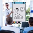 thumbnail image 2 of Costway Mobile Whiteboard 40" x 26" Height Adjustable Magnetic Dry Erase Board with Stand Green, 2 of 10