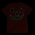 thumbnail image 2 of Jack O'Lantern Halloween Pumpkin Men's Orange Short Sleeve Tee -XL, 2 of 4