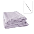 thumbnail image 4 of AuroraX Flat Sheets Sold Separately Twin , Cooling Purple Wrinkle Free Solid Bed Sheet Twin Size for Women, 4 of 6