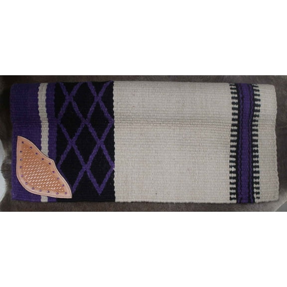 33x31 Horse Wool Western Show Trail SADDLE BLANKET Rodeo Pad Rug  36172C