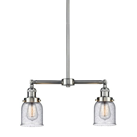 

Innovations Lighting 209 Small Bell Small Bell 2 Light 21 Wide Linear Chandelier /
