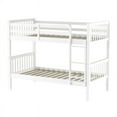 thumbnail image 1 of Walker Edison Lit Superposé en Bois Massif Design Mission - Blanc, 1 of 12