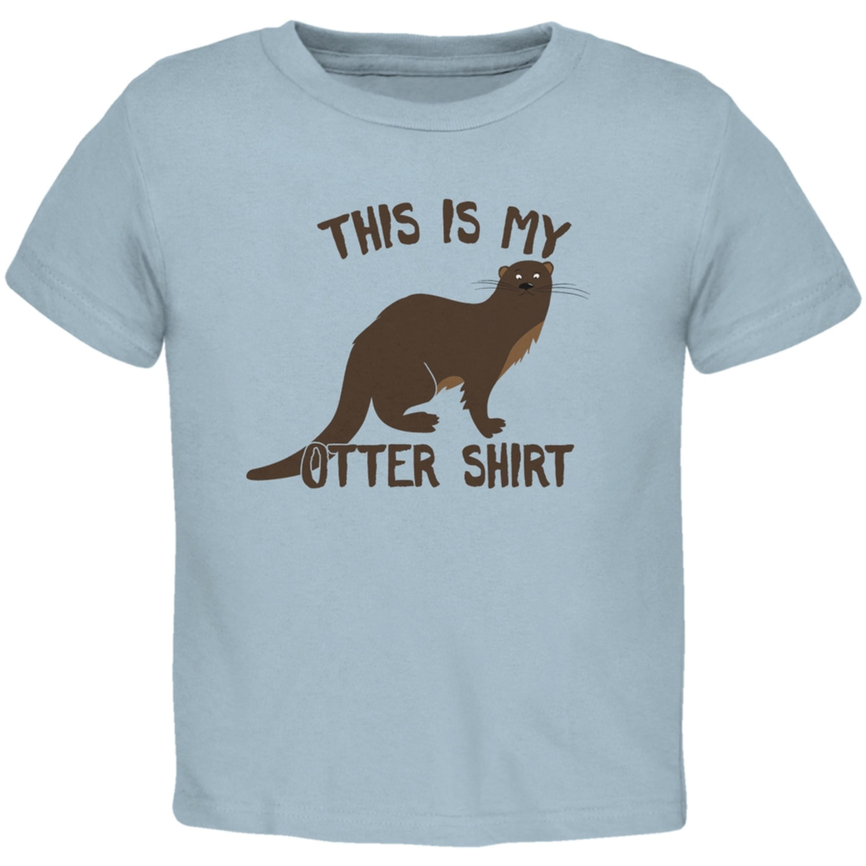 Otter Shirt Light Blue Toddler 