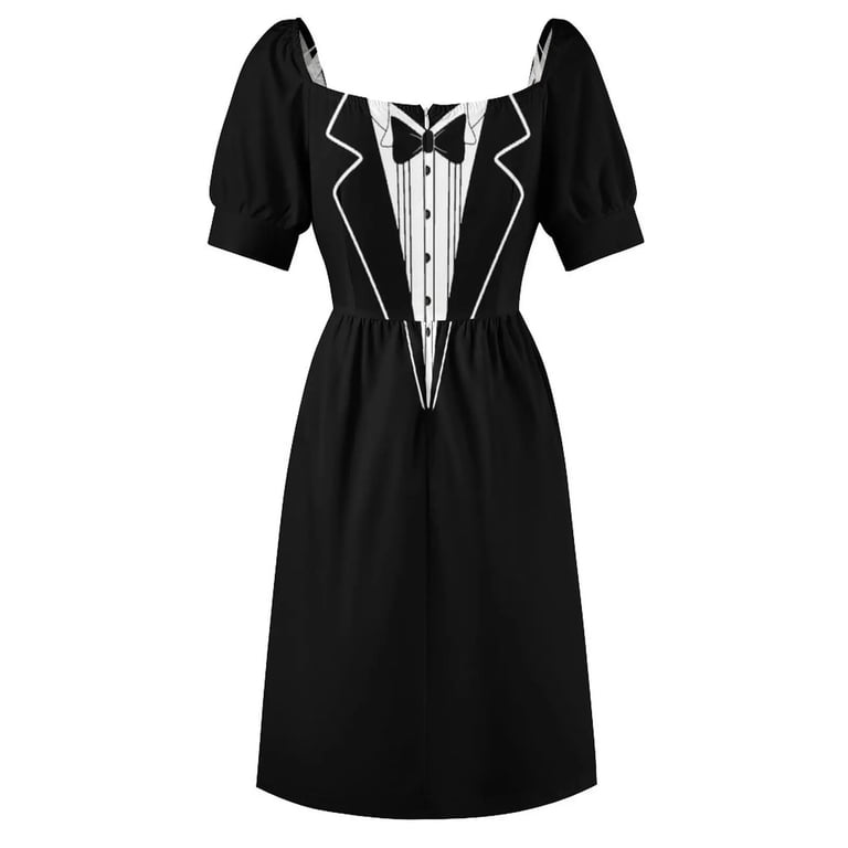 Tuxedo Dress Prom gown dresses for women women formal occasion dresses -  Walmart.com