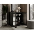 thumbnail image 2 of 100% Solid Wood 32" Bathroom Cabinet with Frosted Glass Doors and Adjustable Shelves, 2 of 5