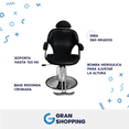 thumbnail image 4 of Sillón Silla Barbero Estetica Hidráulica Reclinable Salon negro Gran Shopping 8,822, 4 of 10