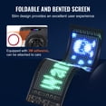 thumbnail image 3 of KFFKFF 15"x4" Programmable LED Sign,P5 Full Color LED Scrolling Panel,DIY Custom Text Animation Pattern Display Board,USB Bluetooth APP Control Shop Sign for Car Windows,Storefront,Bar, 3 of 7