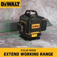 thumbnail image 7 of DEWALT New 4-Sided 360 ° Vertical 3-4D Green Beam 16-Line Self leveling Laser Level with Precise Vertical Cross - line Function, 7 of 7