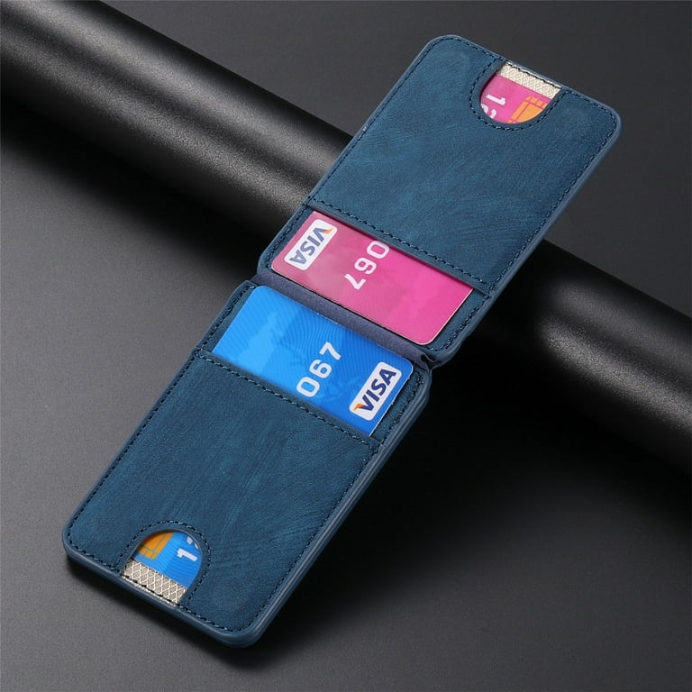 Magnetic Card Wallet Holder for Apple Magsafe, Magnetic Card Holder Magsafe  Compatible with iPhone 12 iPhone 13 Magsafe Wallet, Mag Safe Leather