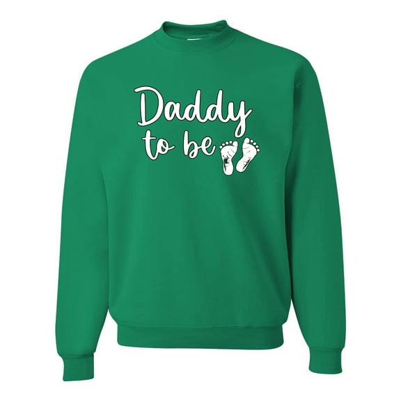 Wild Bobby, Daddy to Be Pregnancy Reveal Gift Parents to Be, Pop Culture, Unisex Crewneck Graphic Sweatshirt, Kelly, Medium
