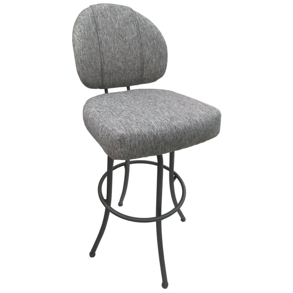 Swivel 30" Bar Stool - M-75 Grey Metal Frame