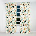 thumbnail image 3 of Designart "Chic Urban Polka Dots III" Polka Dots Blackout Modern Curtain, Polka Dots, 3 of 4
