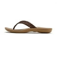 thumbnail image 2 of Okabashi Baha Women's Flip Flops-Toffee/Copper-ML, 2 of 6