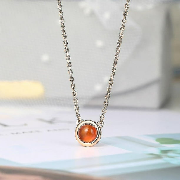 Lucky stone shop necklace