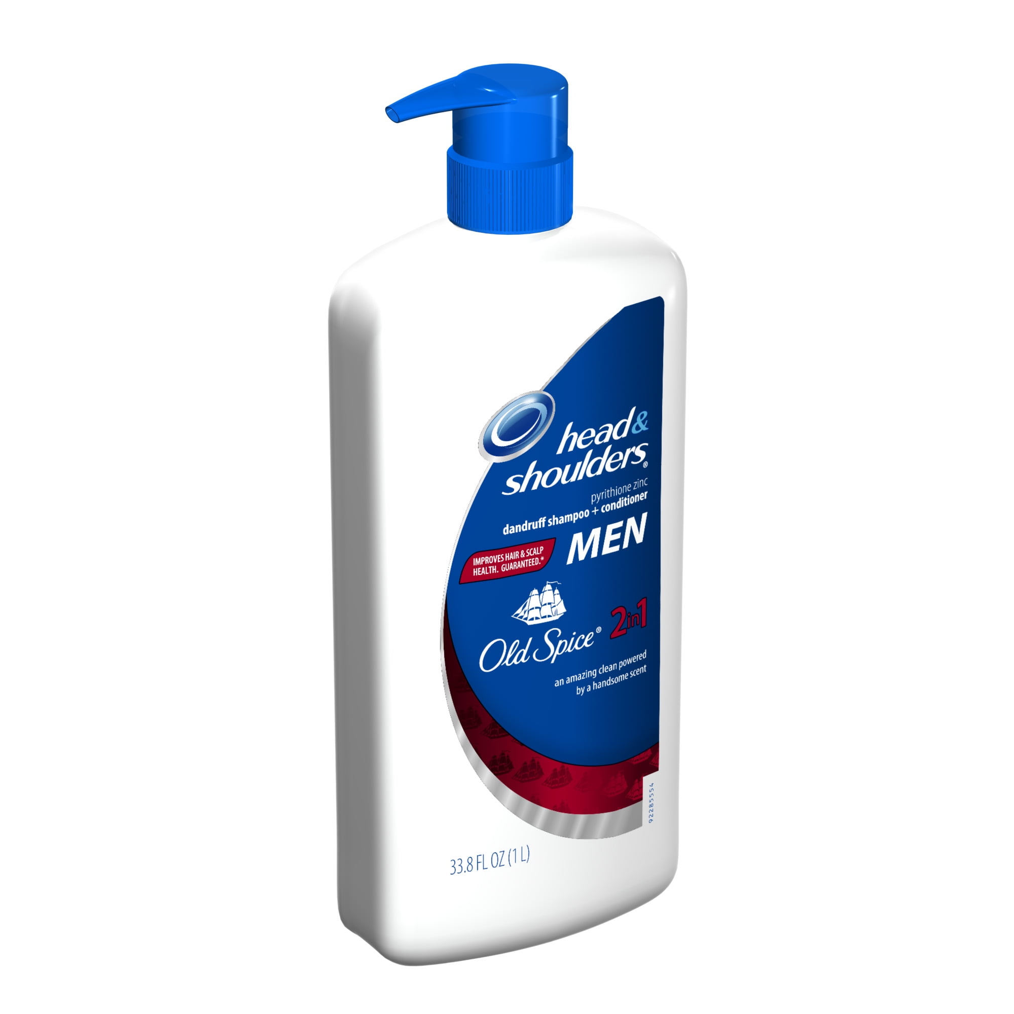 Head and Shoulders Old Spice 2-in-1 Dandruff Shampoo + Conditioner for Men 33.8 Fl Oz
