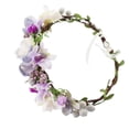 thumbnail image 3 of Here's a refined and engaging product description based on the title you provided:\n\n \n\n**1pc Bohemian Style Faux Wreath Hair Hoop – Lifelike Floral, 3 of 3