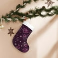 thumbnail image 7 of Salouo Snowflakes and Hearts Print Christmas Stockings,Large Xmas Stocking Set of 1 Holiday and Farmhouse Stocking for Christmas Holiday Party Decoration(17.7*11 Inch), 7 of 7