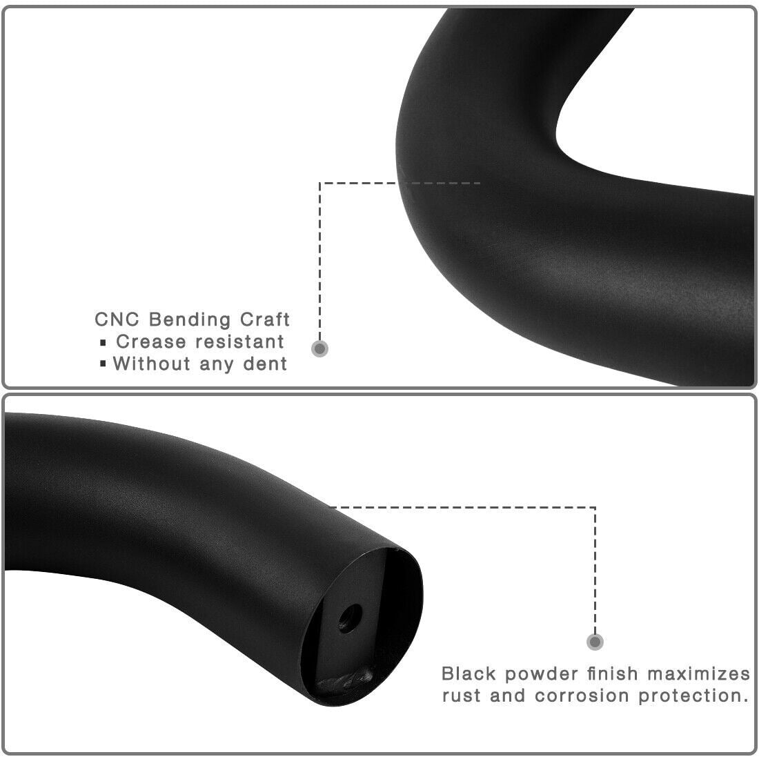 RVNI Running Board 3" Nerf Bars for 99-18 Chevy Silverado/Sierra 1500 2500 Regular Cab Side Steps