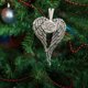 thumbnail image 5 of Farfi Colgantes de Navidad llamativos de la Navidad Delicate Electroplate Forma de corazón Decoración colgante de Navidad para fiesta Farfi 21079122, 5 of 6