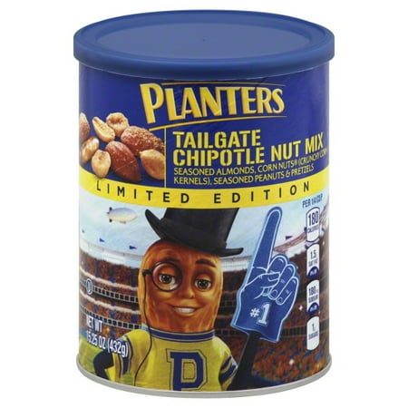 Planters Limited Edition Tailgate Chipotle Nut Mix 15.25 oz. Canister