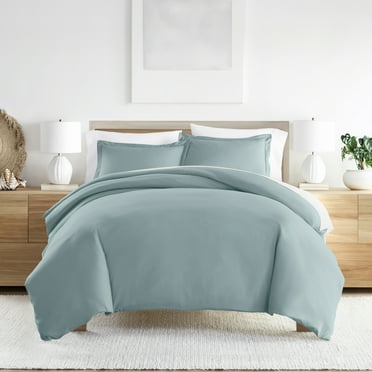 Noble Linens 3-Piece Ocean Duvet Cover Set, Full/Queen