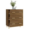 thumbnail image 5 of vidaXL Sideboard Brown Oak 70x34x90 cm Engineered Wood, 5 of 5