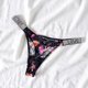 thumbnail image 1 of Bragas sexis para mujer, tangas, diamantes de imitación, letras, diamantes, Tanga deportivo, pantalones cortos de cintura baja, calzoncillos, espalda en T, Fitness, S-XL Tan Jianjun unisex, 1 of 2