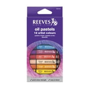 Reeves Round Large Oil Pastels Classroom Pack, Assorted Colors, Set of 288