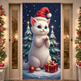 thumbnail image 6 of Festive Cat Holiday Banner for Christmas Decoration, Holiday Party, Kids Celebration, 6 of 9