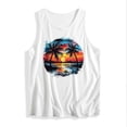 thumbnail image 4 of Busydd Tank Top for Women Fashion Floral Print Summer Tops Casual Hawaiian Round Neck Sleeveless Tops for Women Comfy Breathable Cotton Camisole Tops XL, 4 of 4