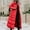 01 Red, variant on YueHuiYing Women's Winter Long Puffer Coats Hooded Zip Up Casual Thickened Down Jackets Trendy Warm Clothes Outerwear