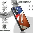 thumbnail image 2 of DALUX MetKase Hybrid Slim Phone Case Cover Compatible with OnePlus Nord N30 5G (2023) - Football US Flag, 2 of 3