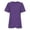 A-Purple32, variant on Womens Letter Print Tee Short Sleeve Crewneck Pullover T-Shirt Breathable Minimalist Family T-Shirts