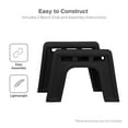 thumbnail image 3 of DIY MDN BENCHEND BACKLESS 2X  DSP-BLK, 3 of 8