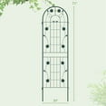 thumbnail image 3 of Costway 2 Pack Rustproof Metal Garden Trellis 71" x 20" Wire Lattice Panel for Patio Green, 3 of 9