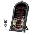 thumbnail image 2 of Azan Clock Mosque Digital Clock Wall Clock 6000+ Cities Prayer Time, 2 of 10