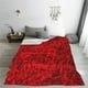 thumbnail image 5 of Balery Red Rose Manta de Felpa Suave y Acogedora – Cobija de Franela Aterciopelada para Cama, Lavable y Cálida para Sofá, Mascotas, Transpirable-60"x50", 5 of 7